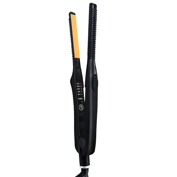 Precision mini curling flat iron