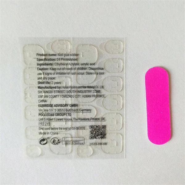 Colorblast design long press on nails