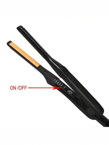Precision mini curling flat iron