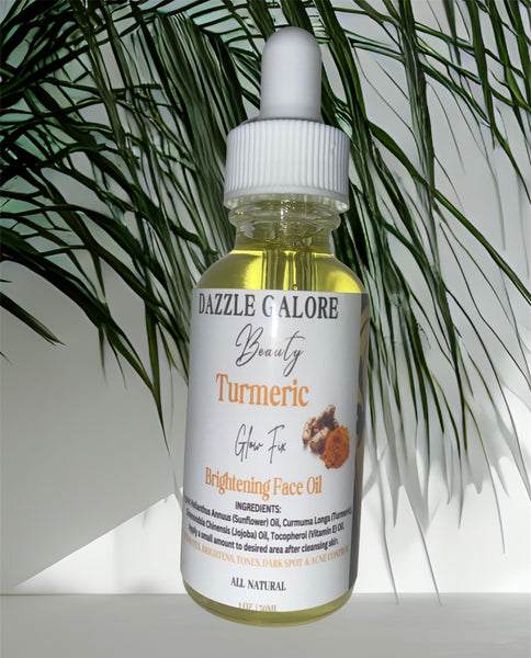 Best seller ALL Natural Turmeric brightening glow fix face oil / face & body wash