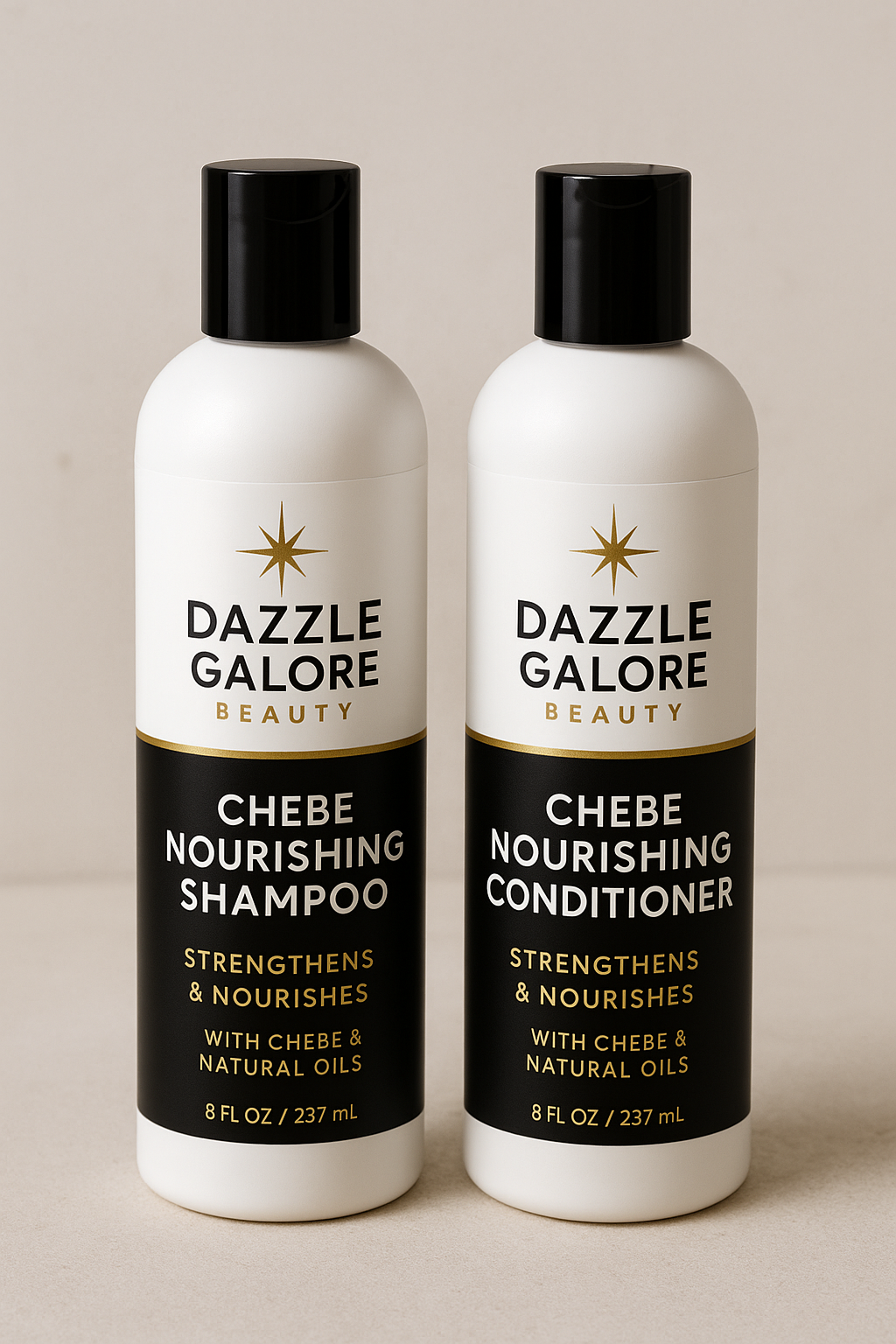 All Natural Sulfate Free Chebe Strengthening and Nourishing Shampoo and Conditoner