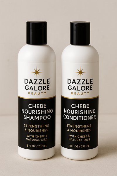 All Natural Sulfate Free Chebe Strengthening and Nourishing Shampoo and Conditoner
