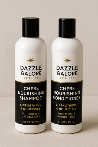 All Natural Sulfate Free Chebe Strengthening and Nourishing Shampoo and Conditoner