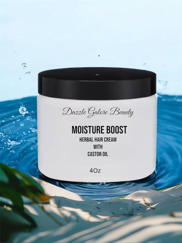 Moisture Boost Herbal Strengthening Hair Cream with Black castor oil