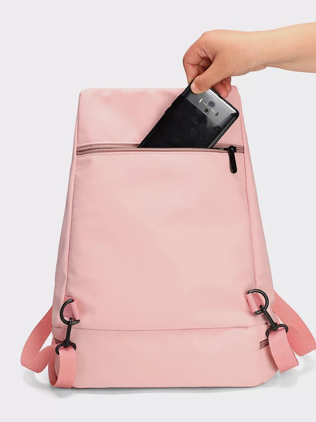 Custom name personalize travel wet dry backpack