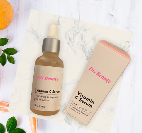 Vitamin C hyaluronic acid facial hydrating brightening Repairing Serum