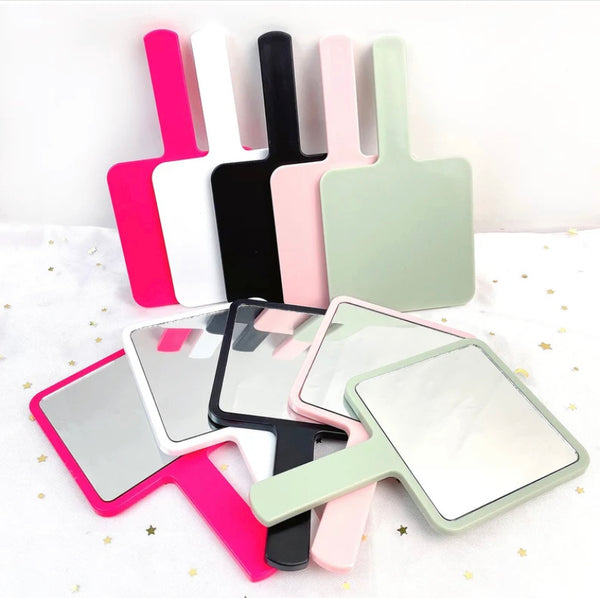 Private label custom logo wholesale glam hand mirrors