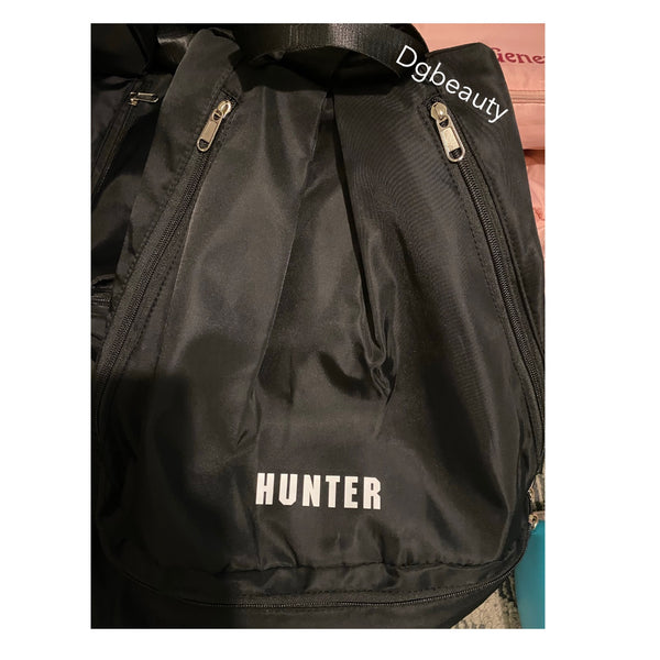 Custom name personalize travel wet dry backpack