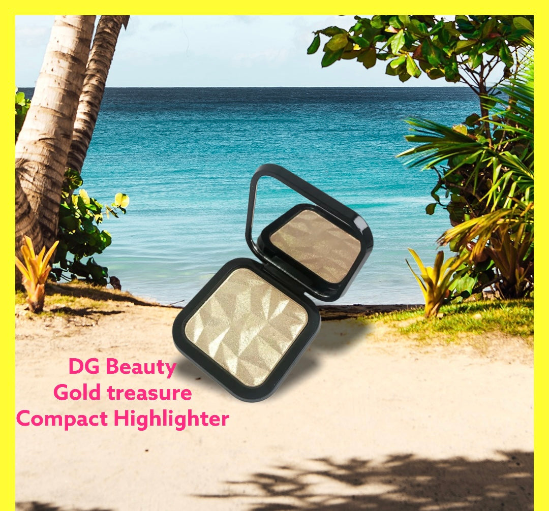 Gold treasure compact highlighter