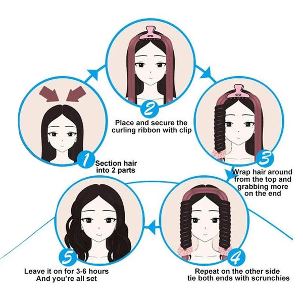 DG beauty heatless instant hair rollers curler