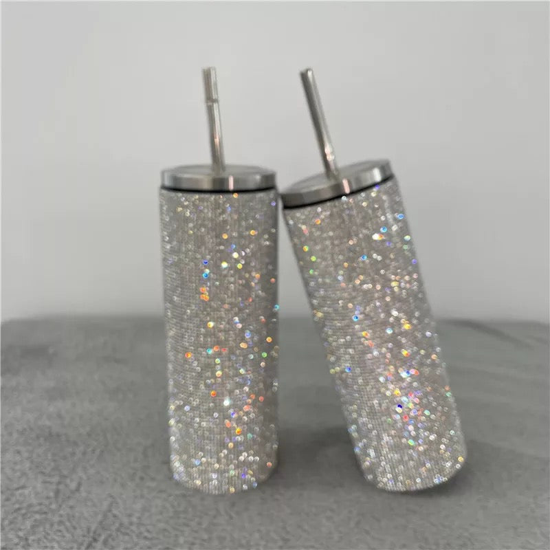 “IT Girl” rhinestone bling insulated tumbler cup