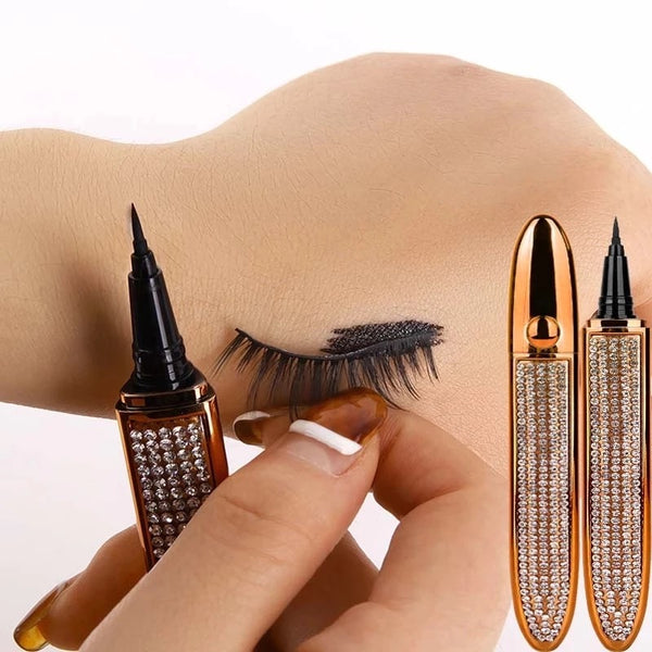 Wholesale 2 in 1 eyeliner eyelash glue pen