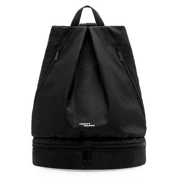 Custom name personalize travel wet dry backpack