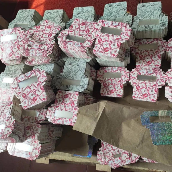 Wholesale luxury eyelash printed boxes packaging