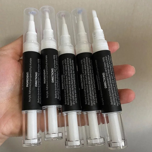 Waterproof strong hold touch up travel Lace glue adhesive pen