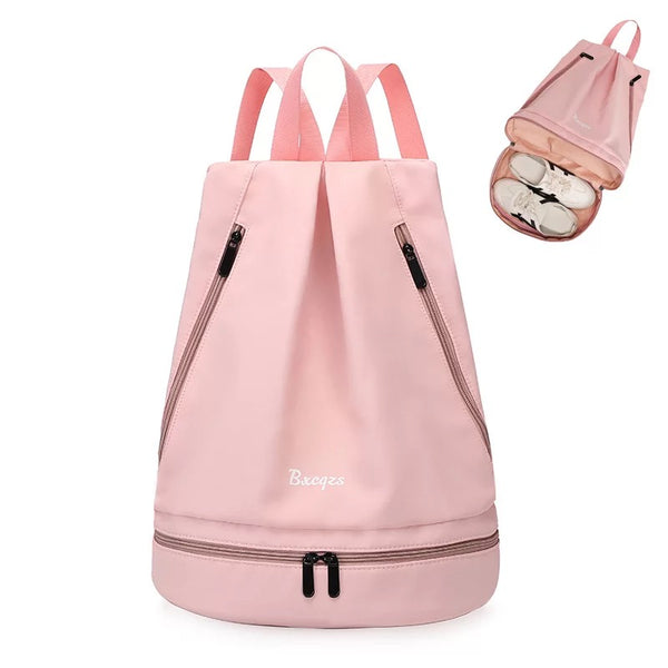 Custom name personalize travel wet dry backpack